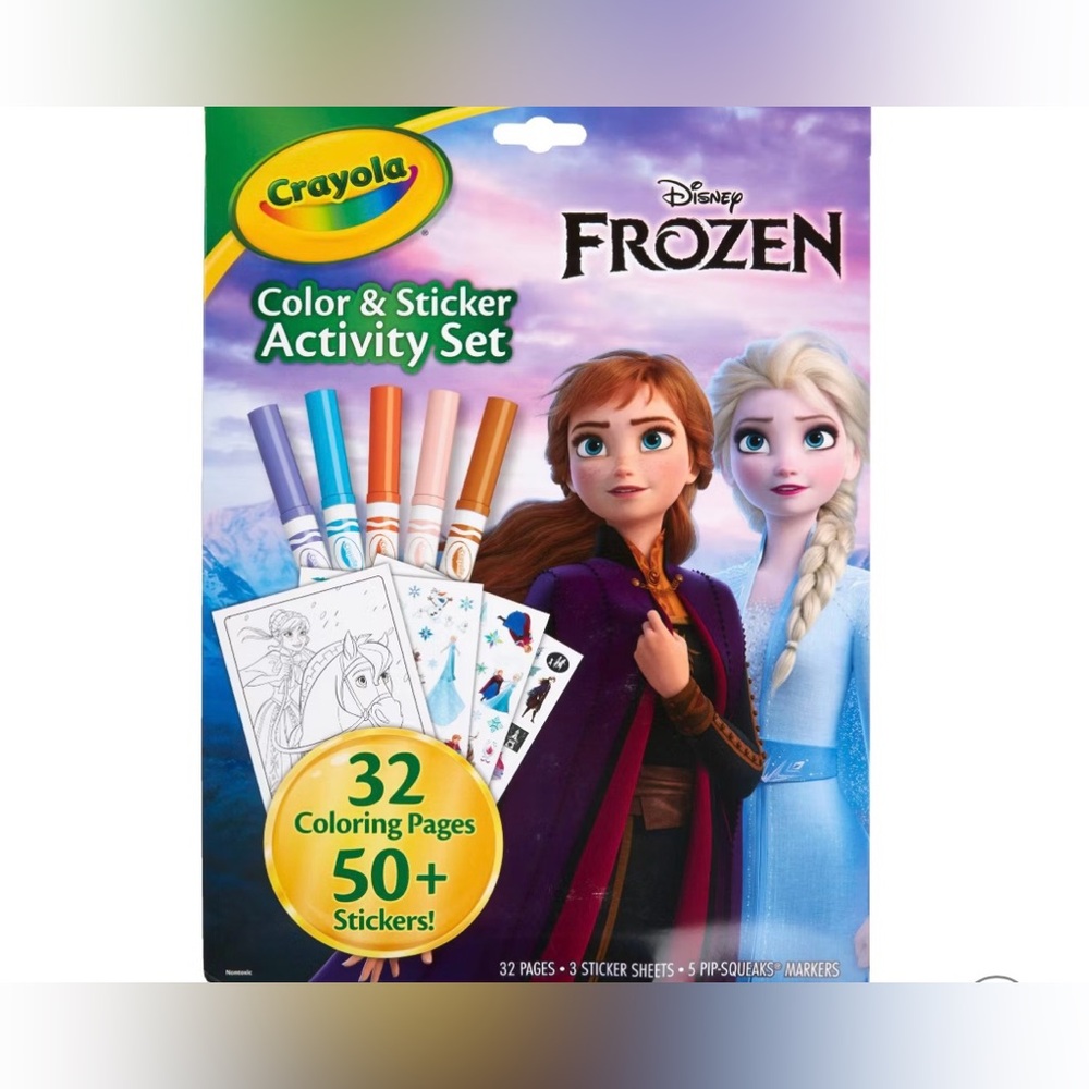 Disney Frozen Crayola Color & Sticker Set with Markers